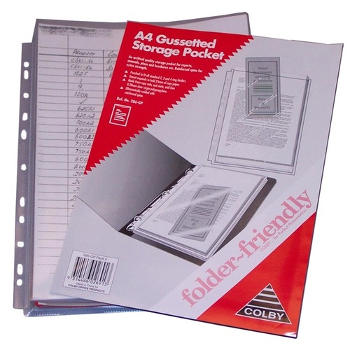 9.80 Binder Wallet A4 Document holder Pocket Expandable Gusseted