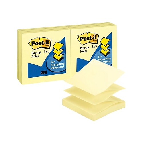 Post it Note POP UP 76x76 x12 R330-YW Yellow 3M Canary #70071068814