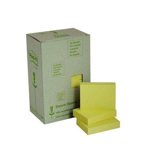 Post It Note  36x48 x24 653-IT Recycled 100 Percent Yellow 653-1RTY UU009543974