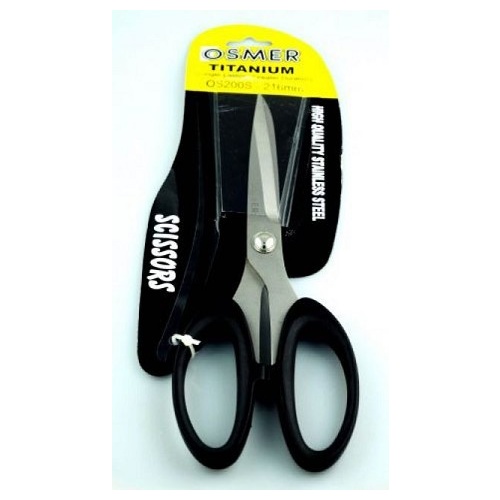 Scissors 216mm Osmer Titanium Black Handle OS200S