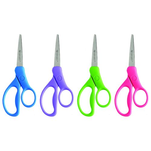 Scissors 152mm Westcott Student 6 Inch Microban Box 30 14432 colours vary and we do not know whats in the box