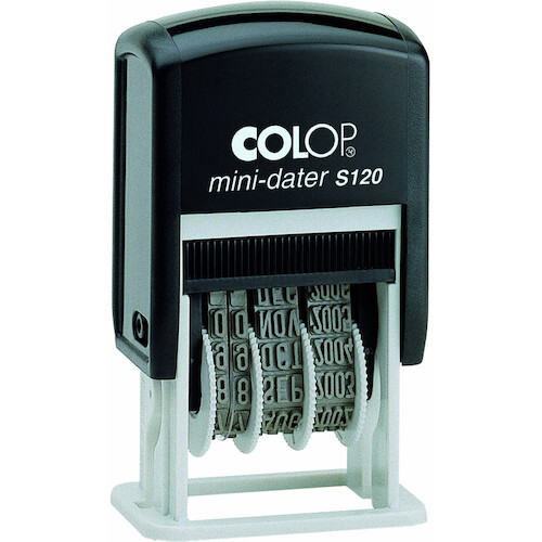 Stamper Dater 4mm Date only Mini Dater Colop S120 987135 SELF INKING