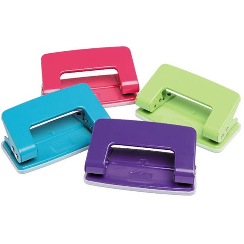 Paper Punch 2 Hole   6 sheet Marbig Hole Punch Marbig Summer Colours 975707 - each 
