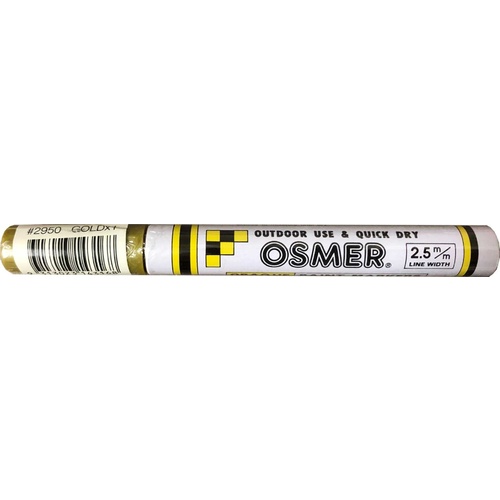 Paint Marker 2.5mm Line Osmer 2950 Gold Bullet Box 12 Opaque