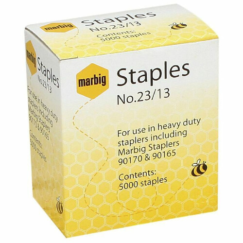 Staples SB35 23/13 13mm Marbig Heavy Duty 90213 Box 5000