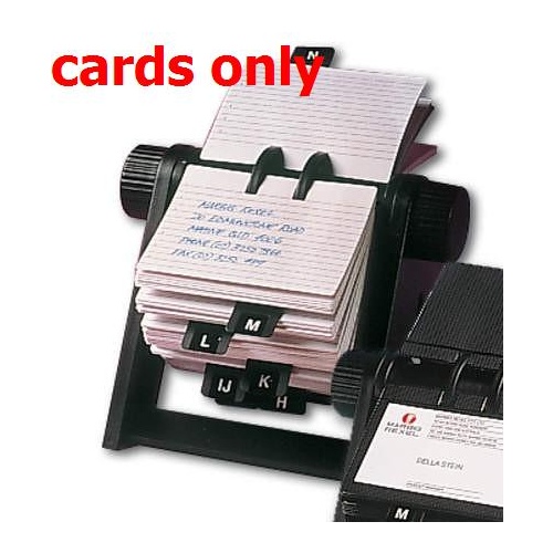 Rotary Telephone Address Rotary File Refill cards Marbig 87049 - pack 20 