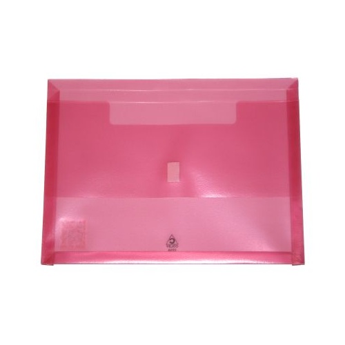 Polywally Wallet Colby A4 325A Pink 30mm gusset