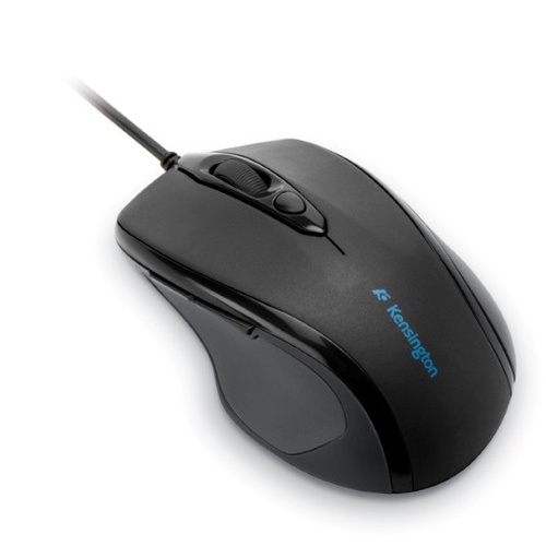 Computer Mouse Wired Mid Size RIGHT HANDED 73255 USB/PS2 Kensington Pro Fit 