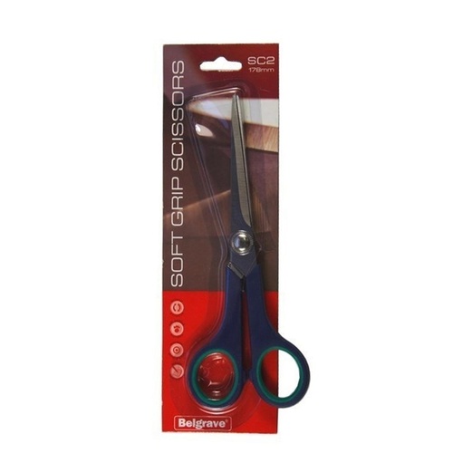 Scissors 178mm Belgrave Soft Grip Stainless Steel SC2