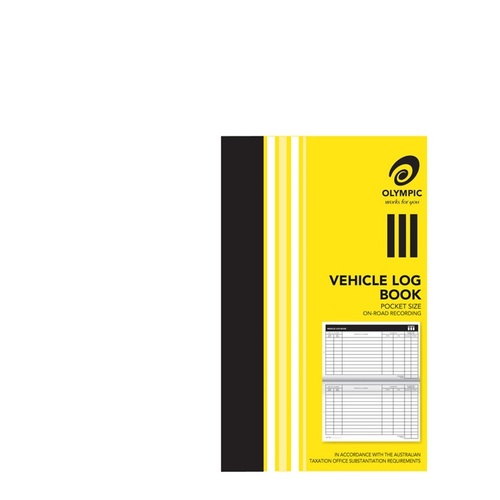Vehicle Log Books Olympic 180 x 110mm 64 Page - each 