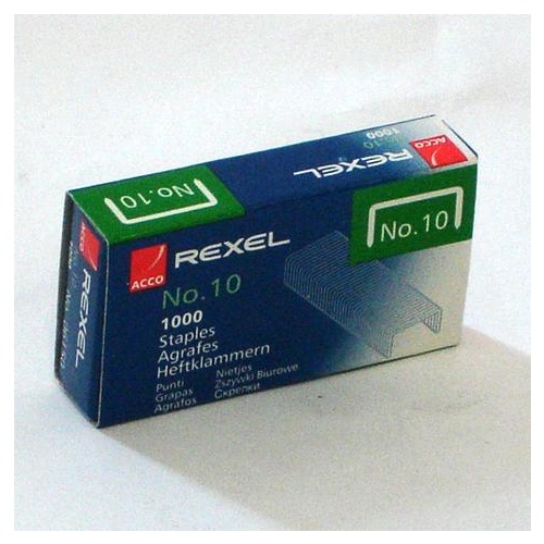 Staples #10 Mini Rexel R06150 - box 1000 No.10