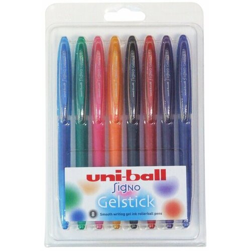 Pens Uniball UM1708P Signo Gelstick 0.7mm Wallet 8