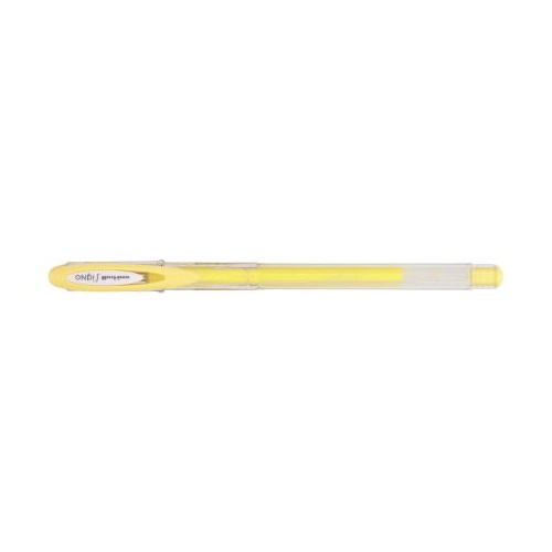 Pens Uniball UM120AC Angelic Yellow - box 12 Signo
