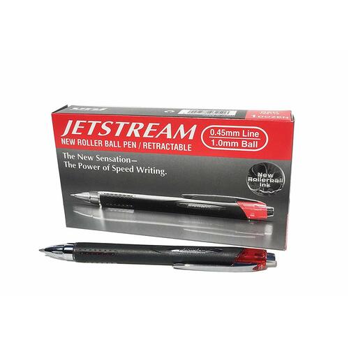 Pens Uniball SXN210 Red Jetstream RT Rollerball 1.0mm Box 12