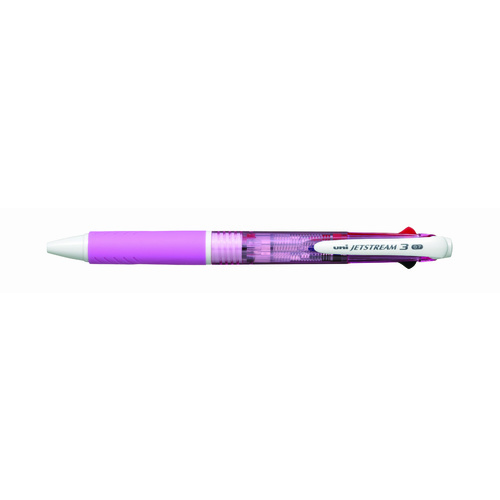 Pens Uniball SXE3400 Jetstream 3 Colour 0.7mm Pink Barrel 07P Box 10