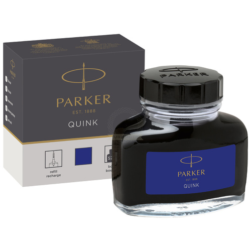 Pen Parker Fountain Pen Ink 57ml Bottle Blue Permanent #1950376 Quink 