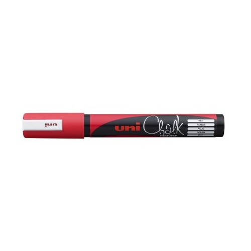 Chalk Marker Liquid Uni PWE5M Medium Red