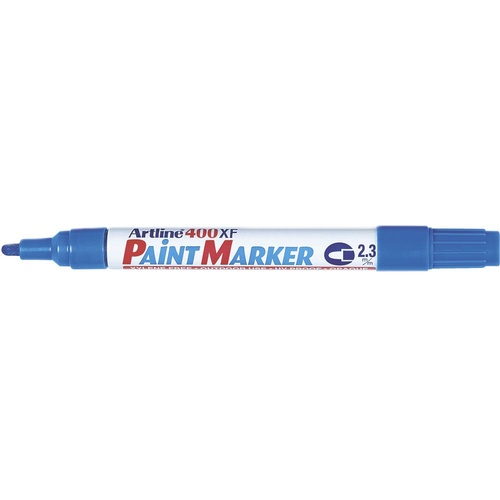 Paint Marker 2.3mm Line Artline 400 Bullet Point Blue box 12  400XF #140003