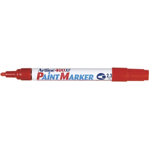 Paint Marker 2.3mm Line Artline 400 Bullet Point Red box 12 400xf #140002