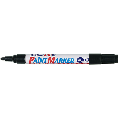 Paint Marker 2.3mm Line Artline 400 Bullet Point Black Box 12
