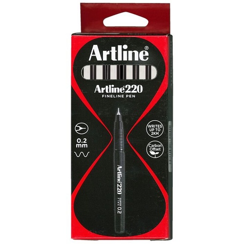 Pen Artline  220 0.2 Superfine Black Box 12 #122001 