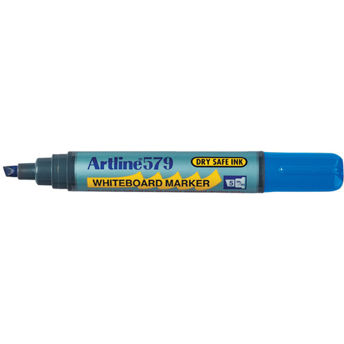 Whiteboard Marker Artline 579 Blue Chisel Point Box 12 #157903