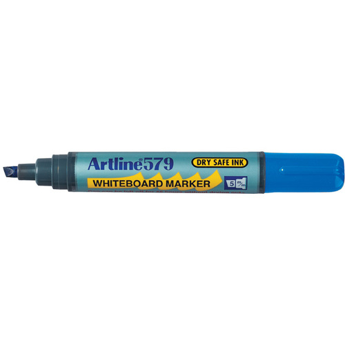 Whiteboard Marker Artline 579 Blue Chisel Point Box 12 157903