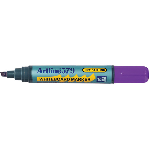 Whiteboard Marker Artline 579 Purple Chisel Point Box 12 157906