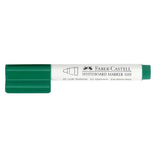 Whiteboard Marker Faber 1592 Green Pack 10 Connector Bullet Tips