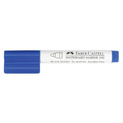 Whiteboard Marker Faber 1592 Blue Pack 10 Connector Bullet Tips