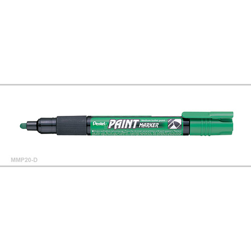 Paint Marker 3.0mm Pentel Green Box 12 MMP20D