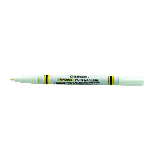 Paint Marker 1.5mm Line 2513 White Box 12 Osmer Quick Dry 