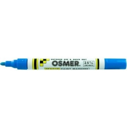 Paint Marker 2.5mm Osmer Quick Dry Line Blue Box 12 2902 