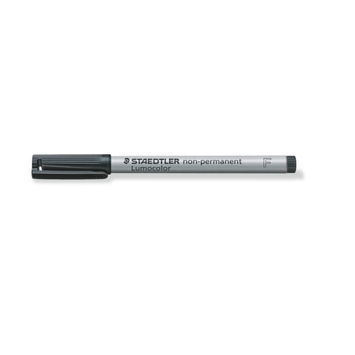 OHP Pen Staedtler 316 Non P Staedtler Lumocolor Black Fine Box 10 3169 Line width fine approx. 0.6 mm