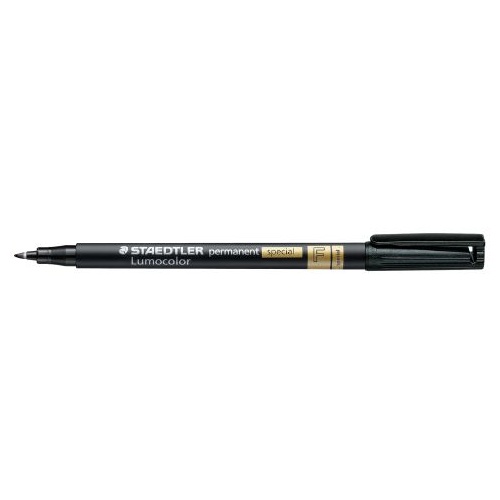 OHP Pen Staedtler 319 Permanent Special 319 F9 Black Fine Box 10 Lumocolor 