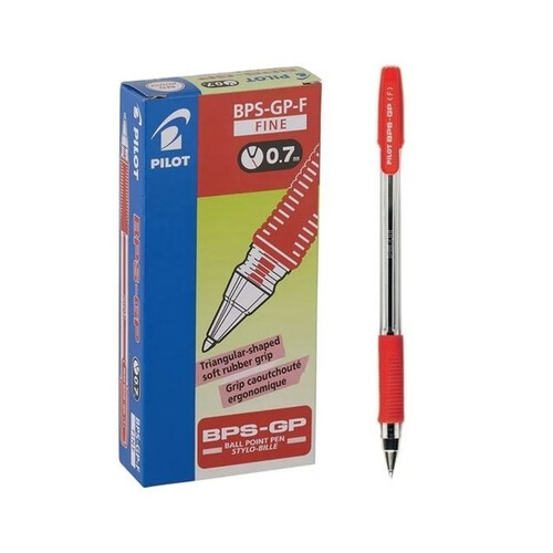 Pen Pilot BPS GP Fine Red Box 12 623219 Ballpoint 
