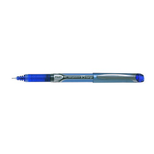 Pens Pilot Hi Tecpoint V5 Grip Rollerball BXGPN Extra Fine Blue Box 12