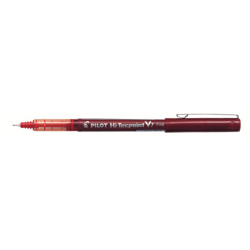 Pens Pilot BX-V7 HI-TECHPOINT Red 620132 - box 12 