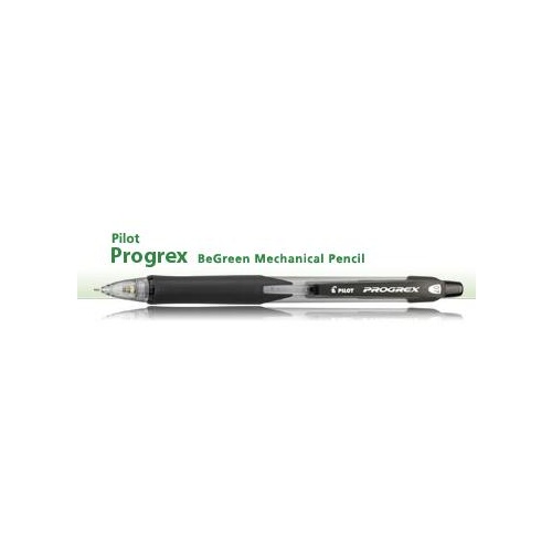 Pencil Mechanical 0.5mm Pilot Be Green Progrex H125C Black 660171 - box 10 