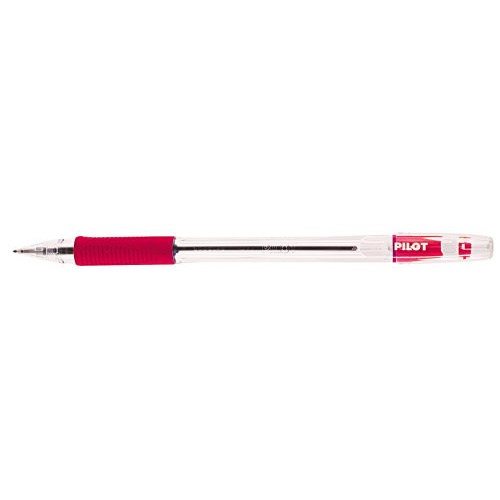 Pens Pilot Ballpoint Be Medium Red - box 10 