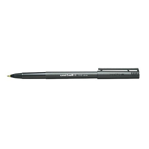 Pen Uniball UB103 Rollerball FINE Black box 12  0.7mm UB103BK