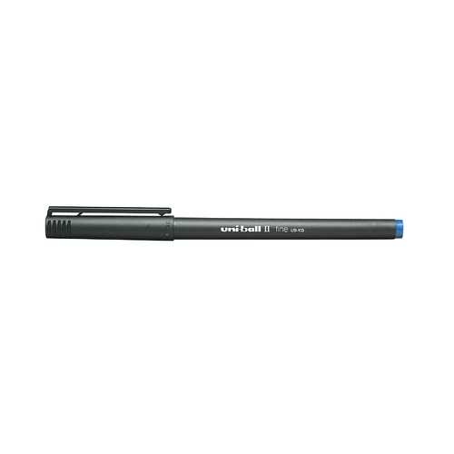 Pen Uniball UB104 Rollerball Micro Blue Box 12 Liquid Ink UB104BL 0.5mm 