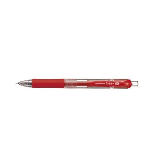 Pens Uniball UMN152 0.5 Micro Red Rollerball Gel Retractable UMN152MR - box 12 