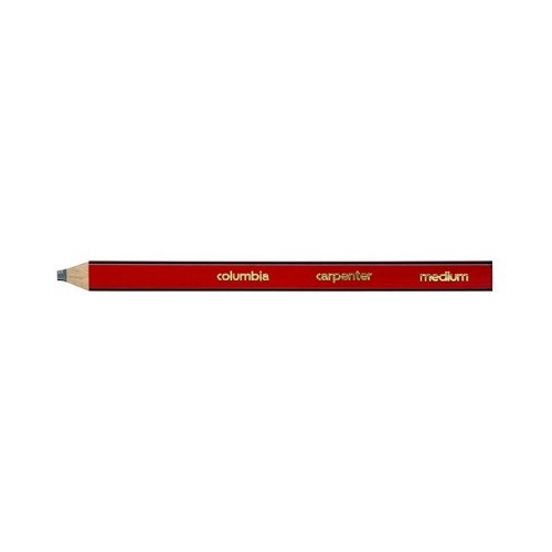 Carpenter Pencil Columbia Medium Red Body Pack 10 #611400MED