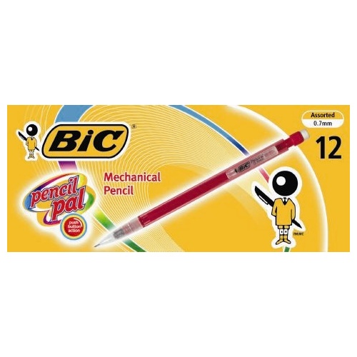 Pencil Mechanical 0.7mm Bic HB 4665 box 12 Disposable 