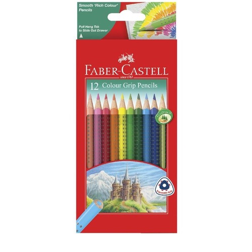 Pencil Faber Colour Grip Dot Pack 12