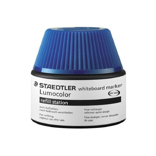 Whiteboard Marker Refill Station Blue 488-513 for 351 351B Lumocolor markers 20ml