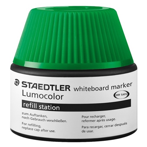 Whiteboard Marker Refill Station Green 488-515 for 351 351B Lumocolor markers 20ml