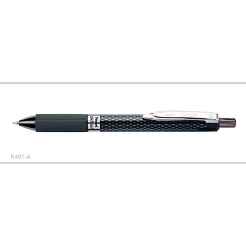 Pens Pentel K497A Energel Gel Retractable 0.7mm Black Box 12