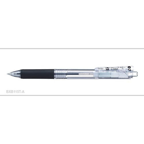 Pen Pentel BXB117T VFeel RT BP 0.7mm Black Box 10 Retractable Ballpoint replacement for BX157 